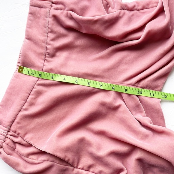 J Crew Pink Velvet Pants Size 0 - Picture 10 of 14